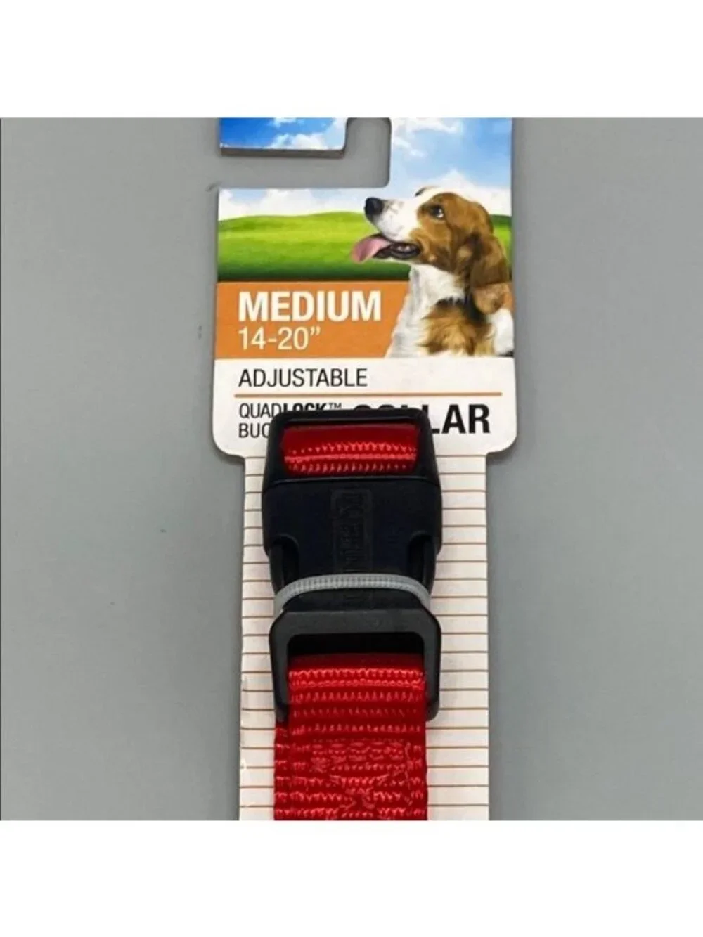 ruffin' it' dog collar Red Size Medium 14-20
